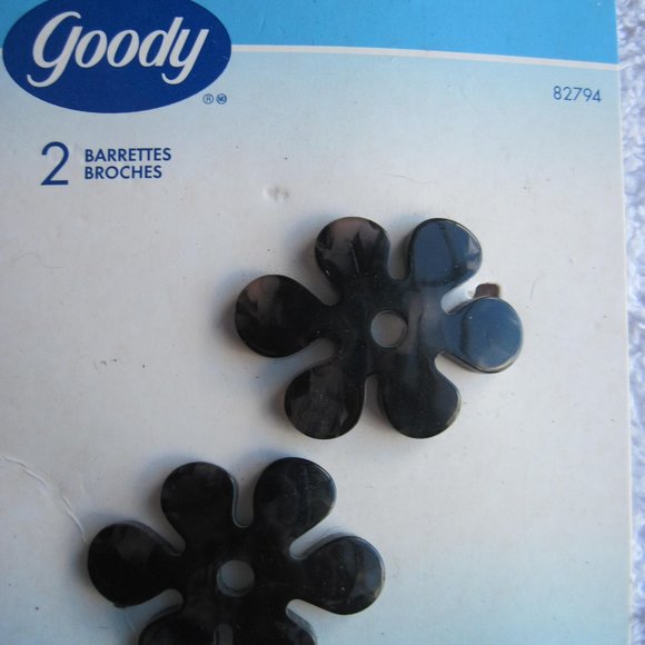 2 Goody 2002 Plastic Hippie Flower Hair Barrettes - Picture 6 of 11
